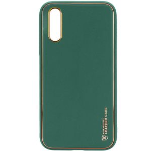 Шкіряний чохол для Samsung Galaxy A50 (A505F) / A50s / A30s Зелений Xshield