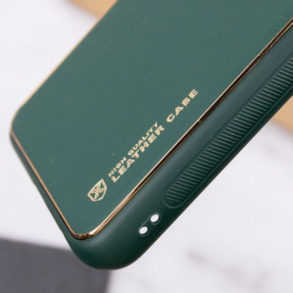 Шкіряний чохол для Samsung Galaxy A50 (A505F) / A50s / A30s Зелений Xshield - Зображення 3