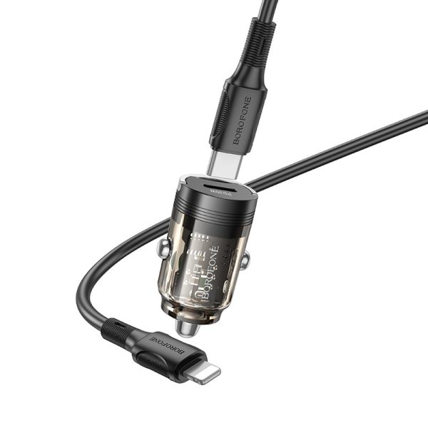 АЗП Borofone BZ29 Ray PD30W (1C) + Type-C to Lightning - Зображення 3