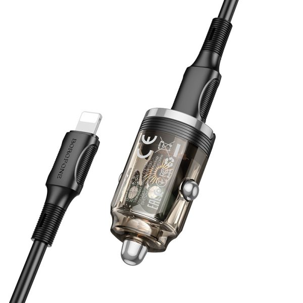 АЗП Borofone BZ29 Ray PD30W (1C) + Type-C to Lightning - Зображення 4