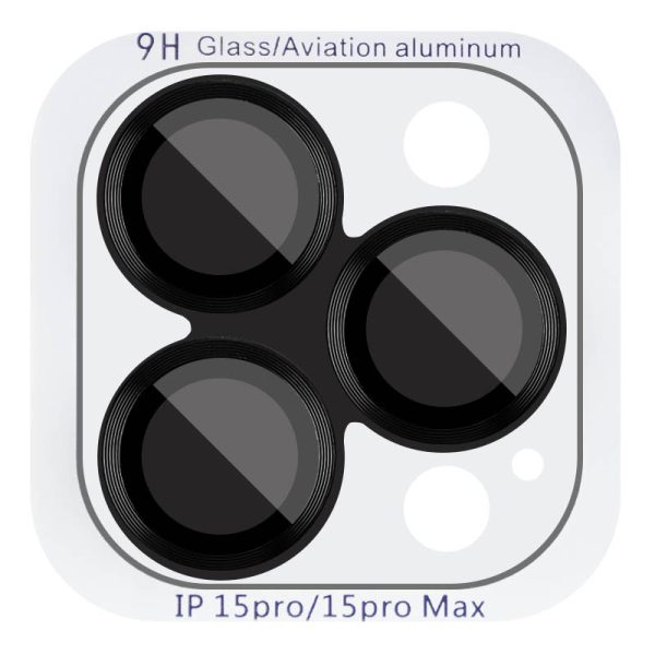 Захисне скло для iPhone 15 Pro / 15 Pro Max Metal Classic на камеру