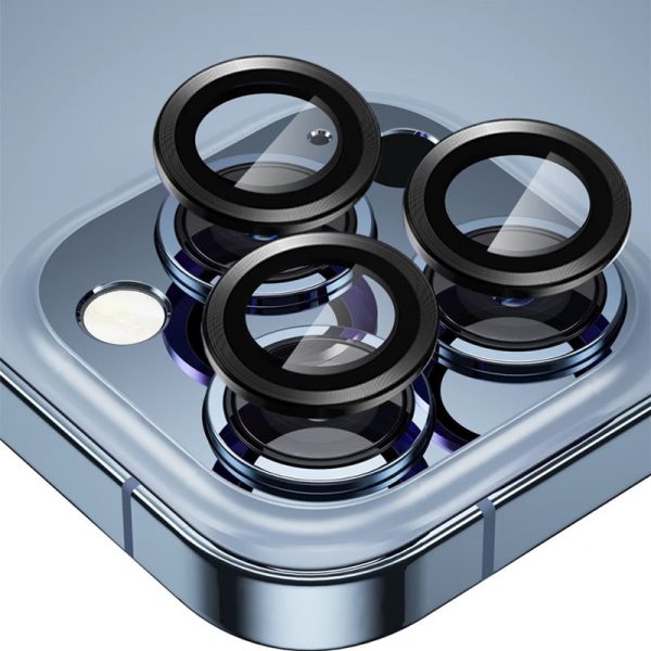 Захисне скло для iPhone 15 Pro / 15 Pro Max Metal Classic на камеру - Зображення 3