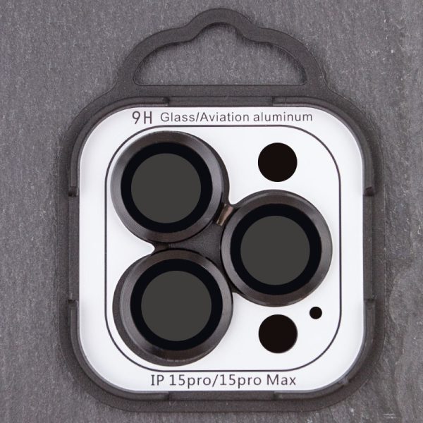 Захисне скло для iPhone 15 Pro / 15 Pro Max Metal Classic на камеру - Зображення 5