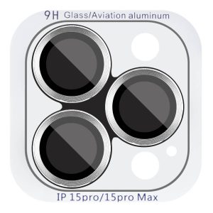 Захисне скло для iPhone 15 Pro / 15 Pro Max Metal Classic на камеру
