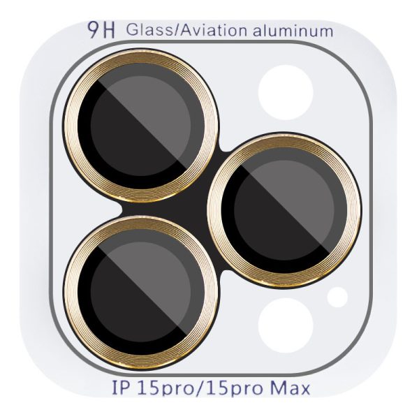 Захисне скло для iPhone 15 Pro / 15 Pro Max Metal Classic на камеру