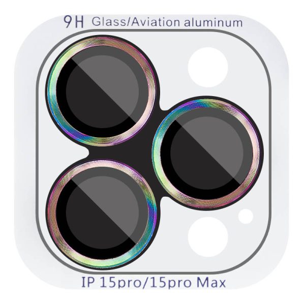 Захисне скло для iPhone 15 Pro / 15 Pro Max Metal Classic на камеру