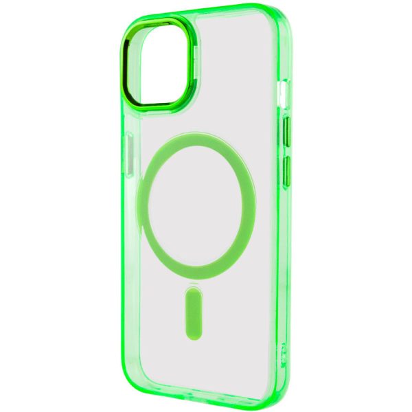Чохол для iPhone 12 Pro / 12 Салатовий TPU Iris with MagSafe - Зображення 3