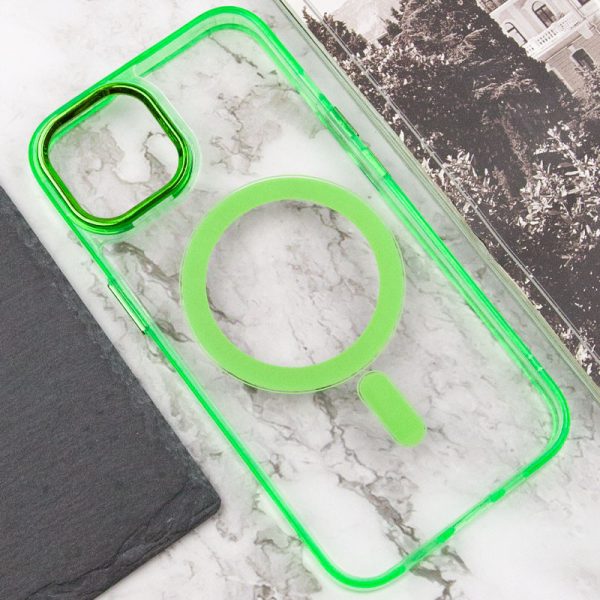 Чохол для iPhone 12 Pro / 12 Салатовий TPU Iris with MagSafe - Зображення 5