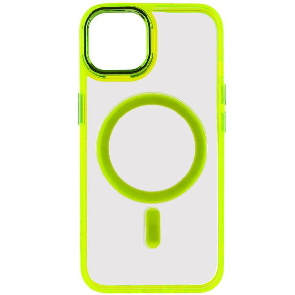 Чохол для iPhone 12 Pro Max Жовтий TPU Iris with MagSafe