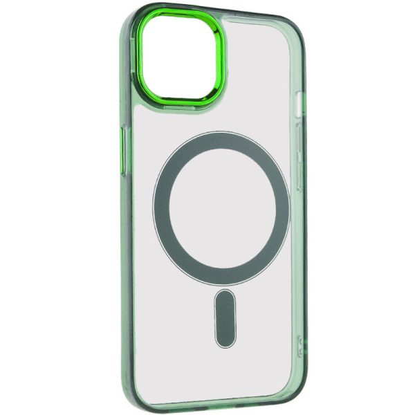 Чохол для iPhone 12 Pro Max Зелений TPU Iris with MagSafe - Зображення 2
