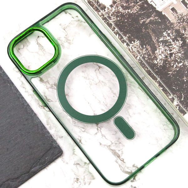 Чохол для iPhone 12 Pro Max Зелений TPU Iris with MagSafe - Зображення 5