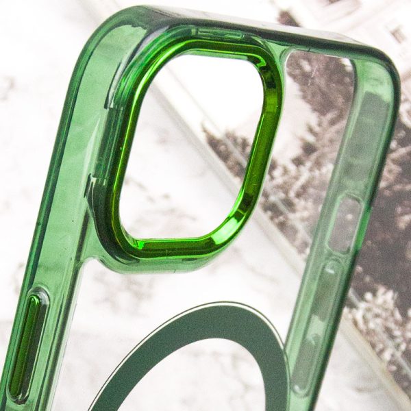 Чохол для iPhone 12 Pro Max Зелений TPU Iris with MagSafe - Зображення 6