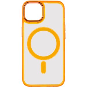 Чохол для iPhone 12 Pro Max Помаранчевий TPU Iris with MagSafe