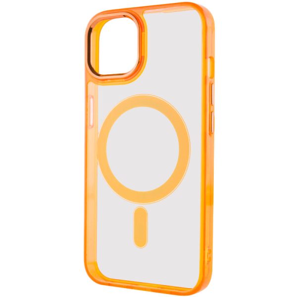 Чохол для iPhone 12 Pro Max Помаранчевий TPU Iris with MagSafe - Зображення 3
