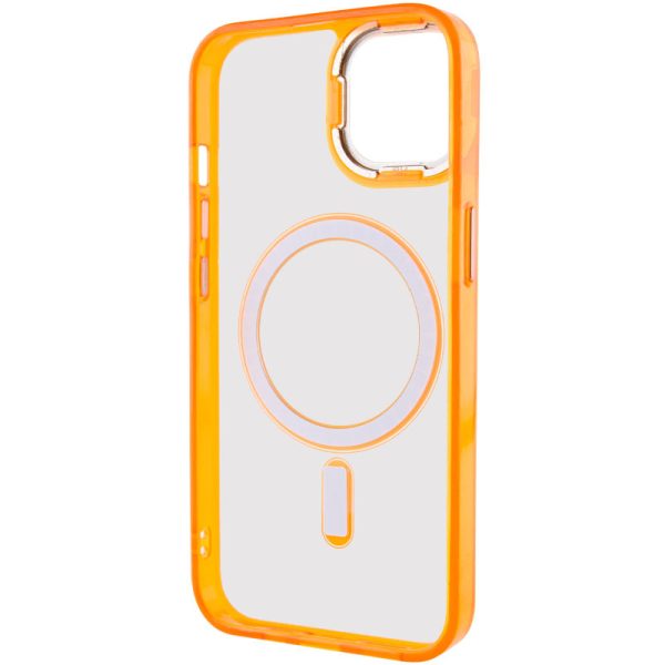 Чохол для iPhone 12 Pro Max Помаранчевий TPU Iris with MagSafe - Зображення 4