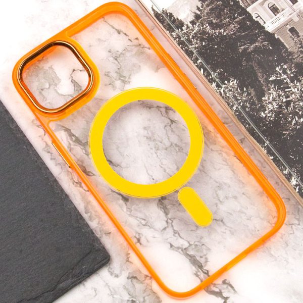 Чохол для iPhone 12 Pro Max Помаранчевий TPU Iris with MagSafe - Зображення 5