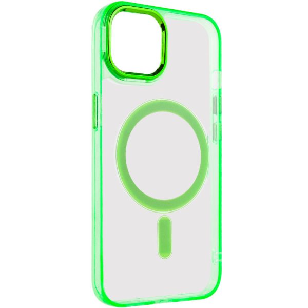Чохол для iPhone 12 Pro Max Салатовий TPU Iris with MagSafe - Зображення 2