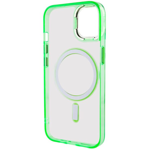 Чохол для iPhone 12 Pro Max Салатовий TPU Iris with MagSafe - Зображення 4