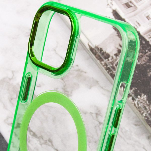 Чохол для iPhone 12 Pro Max Салатовий TPU Iris with MagSafe - Зображення 7