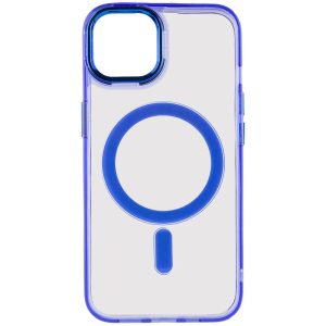 Чохол для iPhone 12 Pro Max Синій TPU Iris with MagSafe