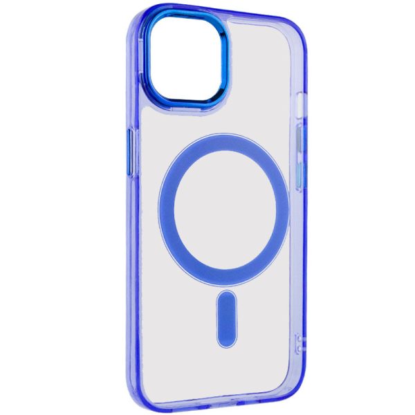 Чохол для iPhone 12 Pro Max Синій TPU Iris with MagSafe - Зображення 2