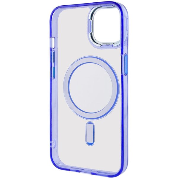 Чохол для iPhone 12 Pro Max Синій TPU Iris with MagSafe - Зображення 4