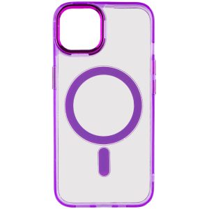 Чохол для iPhone 12 Pro Max Фіолетовий TPU Iris with MagSafe