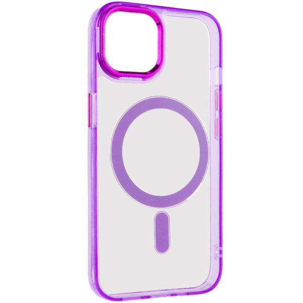 Чохол для iPhone 12 Pro Max Фіолетовий TPU Iris with MagSafe - Зображення 2