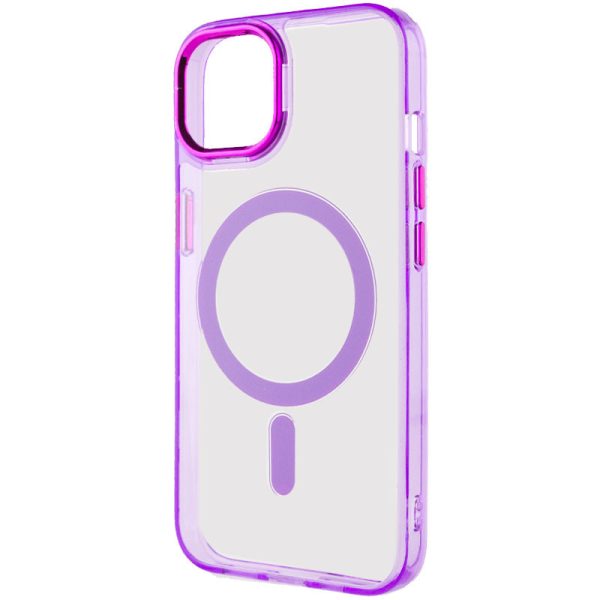 Чохол для iPhone 12 Pro Max Фіолетовий TPU Iris with MagSafe - Зображення 3