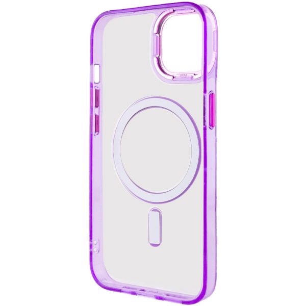 Чохол для iPhone 12 Pro Max Фіолетовий TPU Iris with MagSafe - Зображення 4