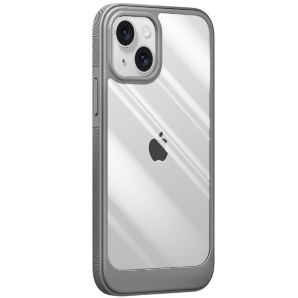 Чохол для iPhone 15 Сірий TPU+PC Pulse