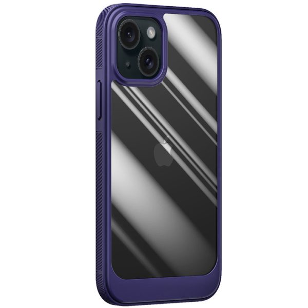Чохол для iPhone 15 Фіолетовий TPU+PC Pulse