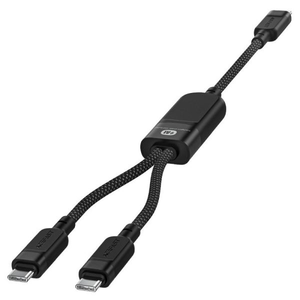 Дата кабель Acefast C5-11 USB-C to 2xUSB-C 100W (1.2m) - Зображення 3