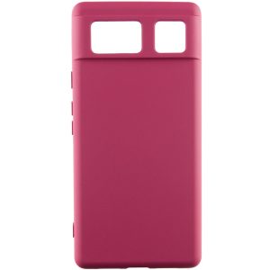Чохол для Google Pixel 6 Бордовий Silicone Cover Lakshmi (A)