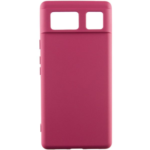 Чохол для Google Pixel 6 Бордовий Silicone Cover Lakshmi (A)