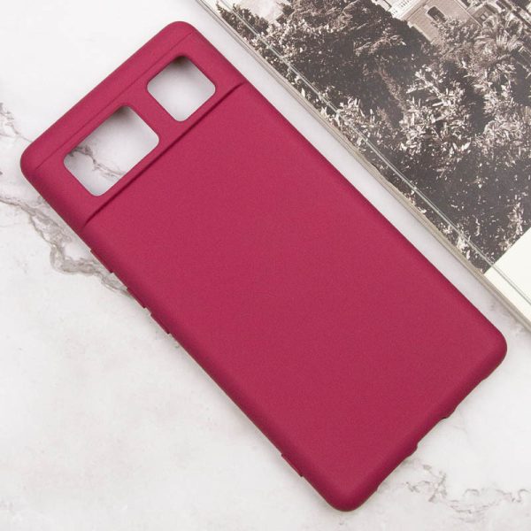 Чохол для Google Pixel 6 Бордовий Silicone Cover Lakshmi (A) - Зображення 2