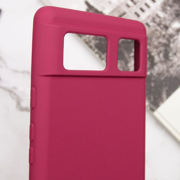 Чохол для Google Pixel 6 Бордовий Silicone Cover Lakshmi (A) - Зображення 5