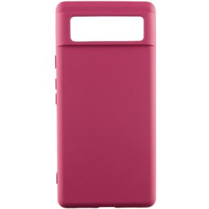 Чохол для Google Pixel 6 Pro Бордовий Silicone Cover Lakshmi (A)