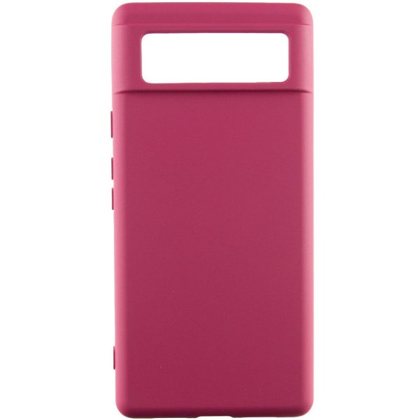 Чохол для Google Pixel 6 Pro Бордовий Silicone Cover Lakshmi (A)