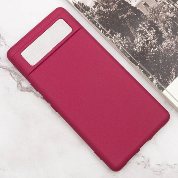 Чохол для Google Pixel 6 Pro Бордовий Silicone Cover Lakshmi (A) - Зображення 2