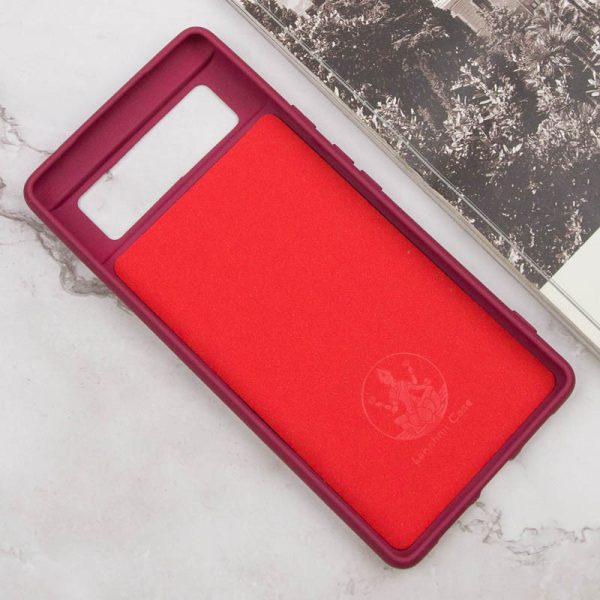 Чохол для Google Pixel 6 Pro Бордовий Silicone Cover Lakshmi (A) - Зображення 4