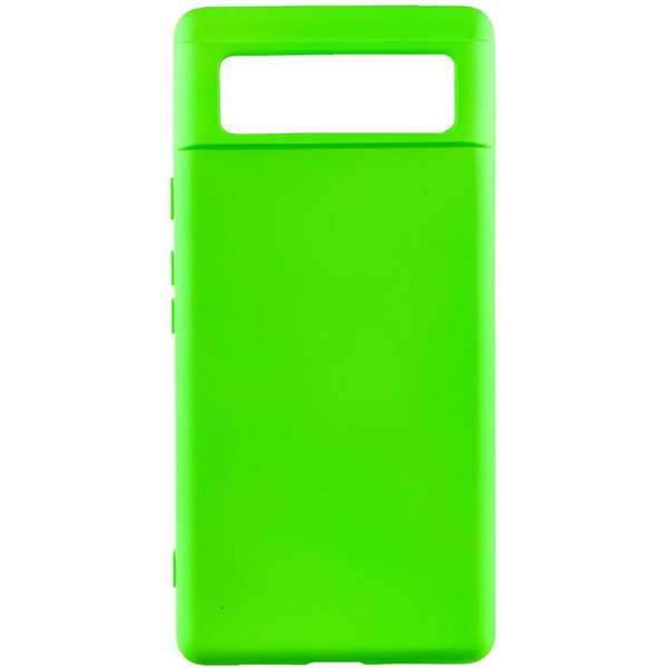 Чохол для Google Pixel 6 Pro Салатовий Silicone Cover Lakshmi (A)