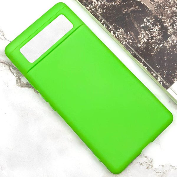 Чохол для Google Pixel 6 Pro Салатовий Silicone Cover Lakshmi (A) - Зображення 2