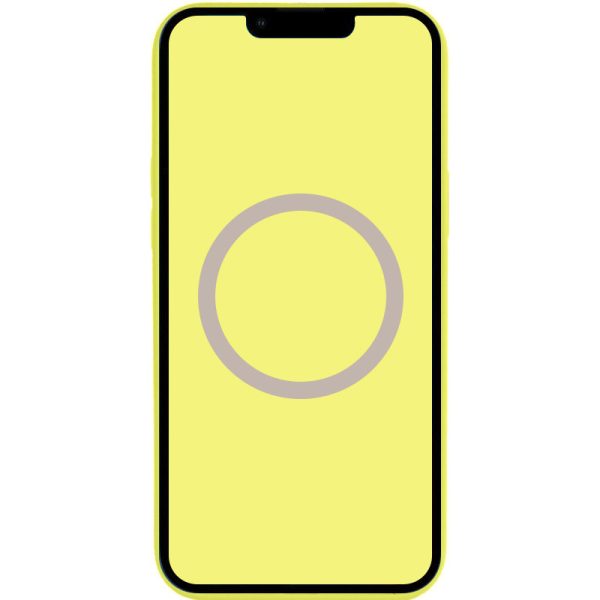 Чохол для iPhone 13 Жовтий Silicone case full with Magsafe and Animation - Зображення 3