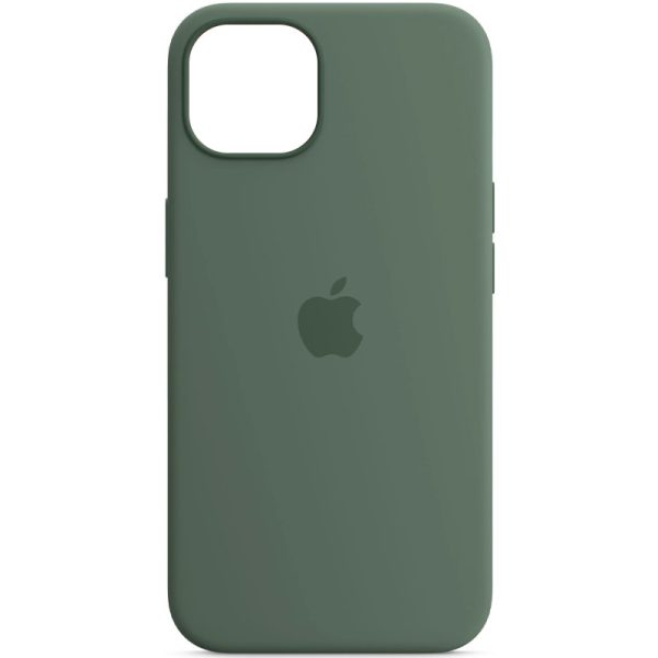 Чохол для iPhone 13 Зелений Silicone case full with Magsafe and Animation - Зображення 2