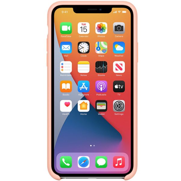 Чохол для iPhone 11 Pro Max Помаранчевий Silicone Case - Зображення 2