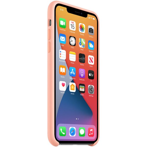 Чохол для iPhone 11 Pro Max Помаранчевий Silicone Case - Зображення 3