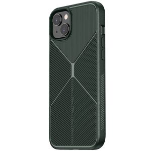 Чохол для iPhone 13 Зелений TPU ЧорнийWood