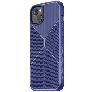 Чохол для iPhone 13 Синій TPU ЧорнийWood