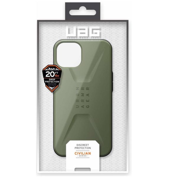 Чохол для iPhone 14 Plus Зелений TPU UAG CIVILIAN series - Зображення 4